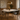 Modern 4 seater wooden dining table with cushioned chairs