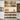 Modern wooden kitchen storage cabinet with shelves