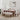 Anemone Solid Wood 6-Seater Marble Top Dining Table With 4 Upholstery Chairs and 1 Benchin Walnut Color