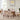Anemone Solid Wood 6-Seater Marble Top Dining Table With 6 Upholstery Chairs in Walnut Color